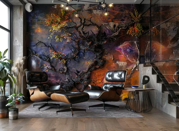 Feature Walls or Murals Office Wallpaper