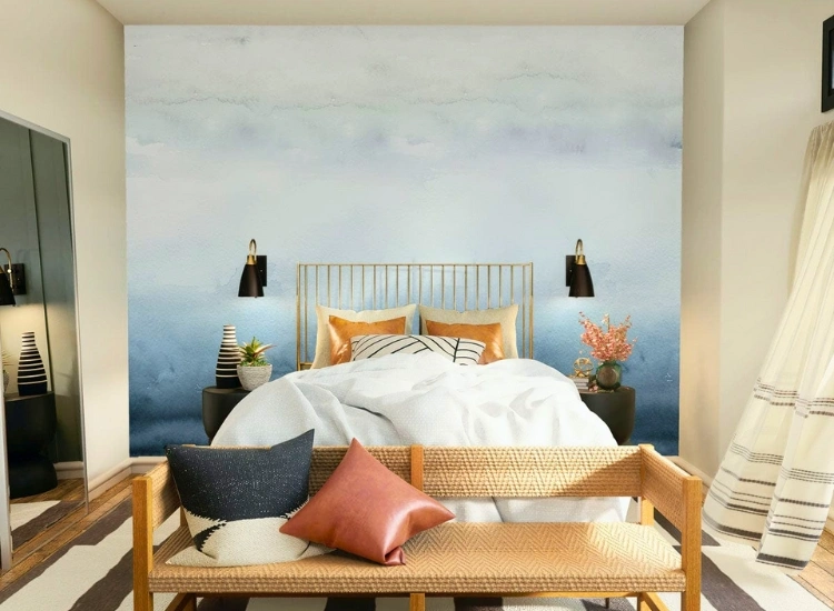 Serene Ombre Wallscapes Calm and Tranquility