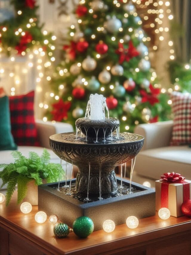 Water Fountain Feng Shui Christmas