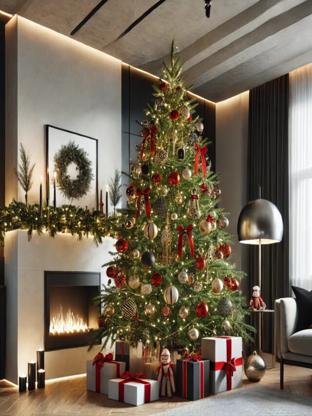 Modern Christmas Trees London Homes Traditional Decor