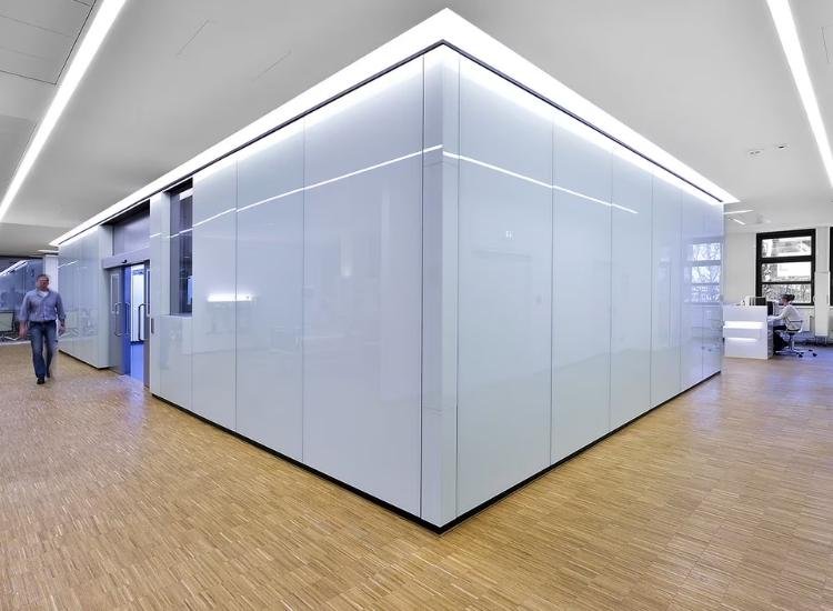 11. Glass Wall cladding in office space