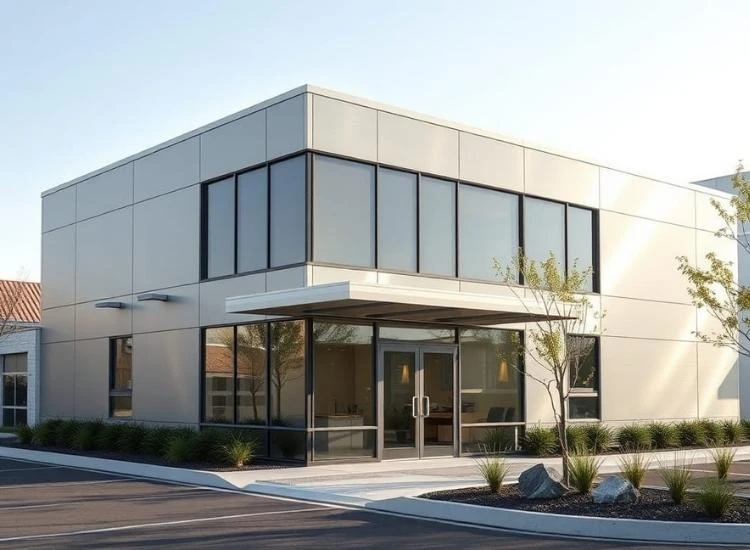 41. Aluminium Sheets wall cladding for office space 41. Aluminium Sheets wall cladding for office space