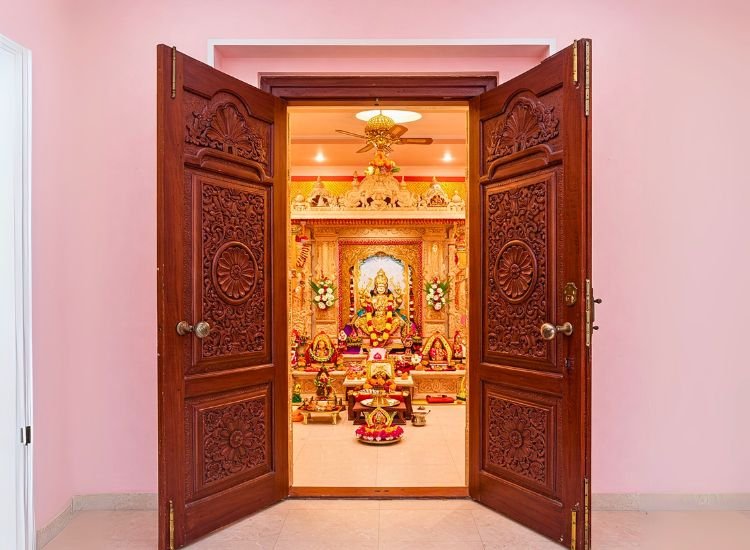 Double Doors For Home Pooja Room.