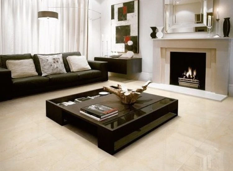 13. Botticino marble flooring 13. Botticino marble flooring