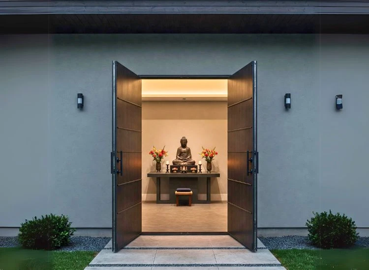 15. Contemporary Minimalist Double Doors Contemporary Minimalist Double Doors Design.
