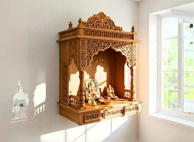 16. Floating Wooden Mandir 16. Floating Wooden Mandir