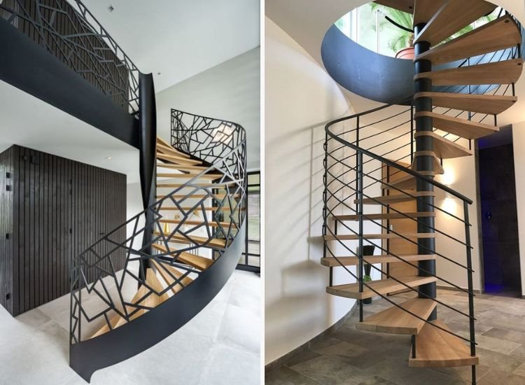 19. Circular Shaped Staircase Design