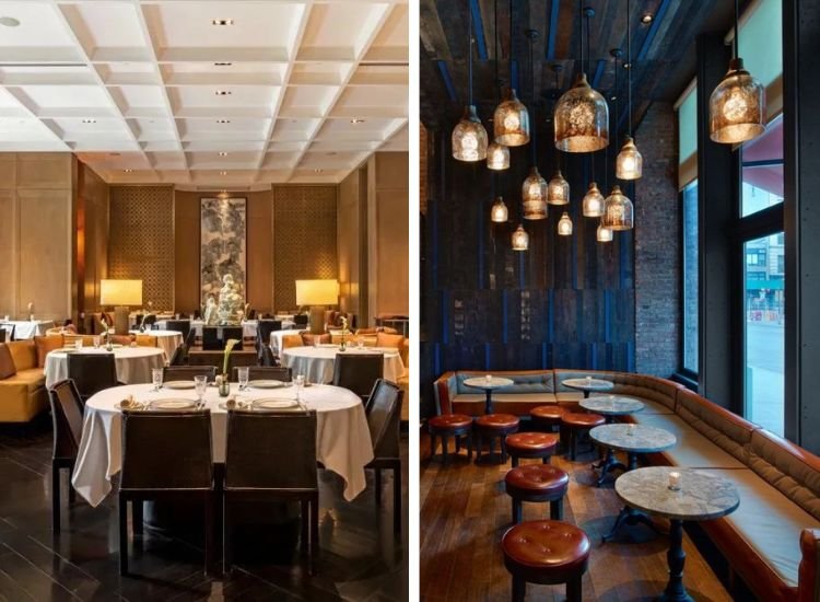 21. Two distinct dining restaurant areas