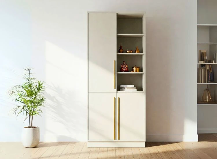24. Closed Cabinet Pooja Unit Closed Cabinet Pooja Unit Design.