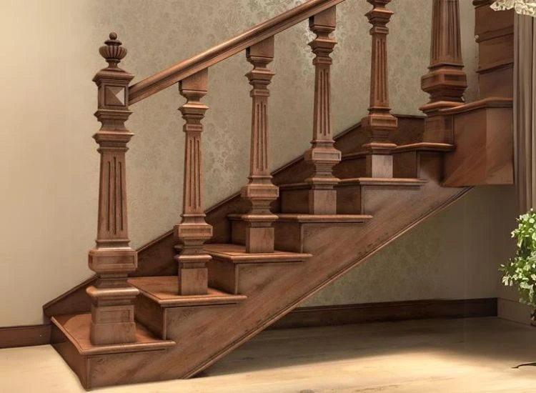 27. Wooden Staircase baluster design 27. Wooden Staircase baluster design