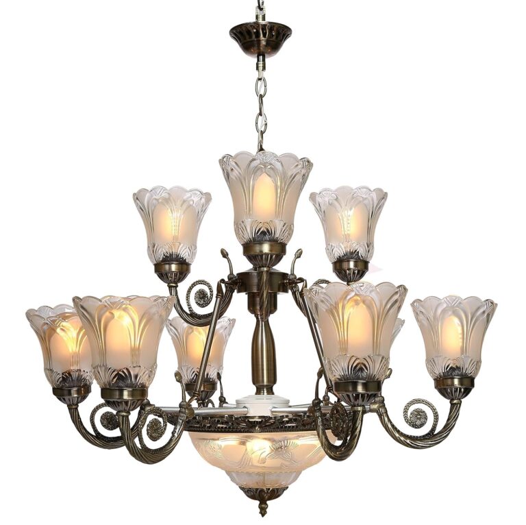 Carsten Royal Style 12 Light Jhoomar/Chandelier/Jhoomar Hanging Light