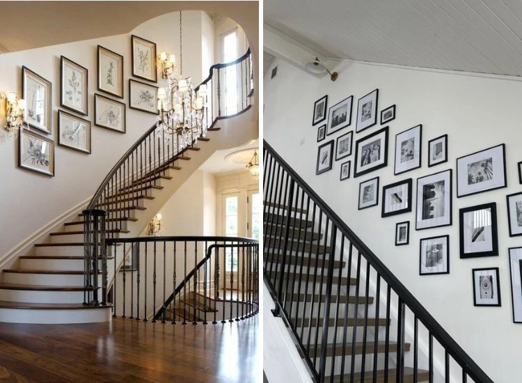 36. Artwork and Family Pictures on the staircase walls 36. Artwork and Family Pictures on the staircase walls