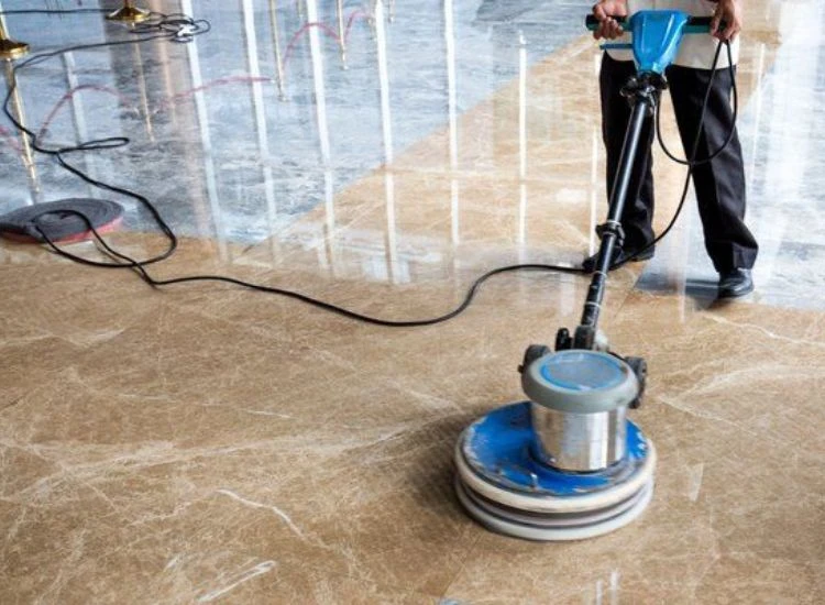 36. Italian Marble Polishing Process Professional polishing of the Italian marble .