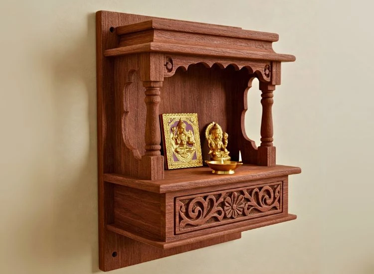 5. Wall Mounted Pooja Mandir 5. Wall Mounted Pooja Mandir