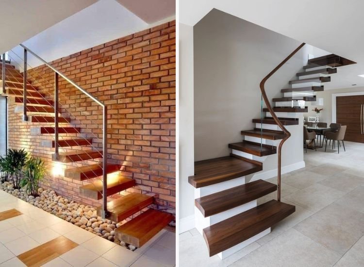 5. Wooden finish staircases