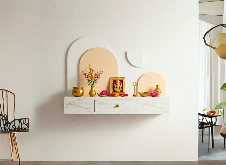 7. Minimalist Wall Art Pooja Decor 7. Minimalist Wall Art Pooja Decor
