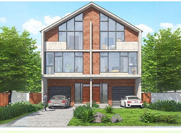 Modern Duplex House Design 3 Modern Duplex House Design 3