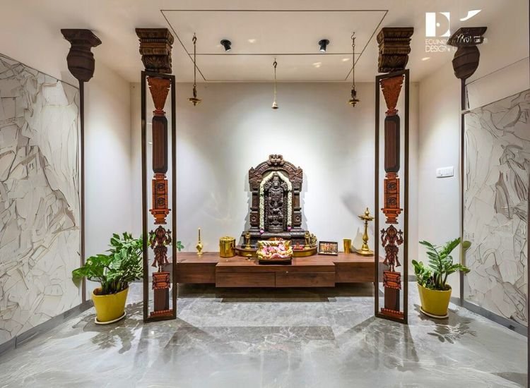 Open Concept Pooja Room Open Concept Pooja Room