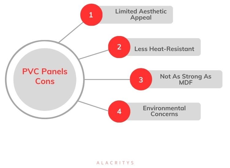 PVC Panels Cons