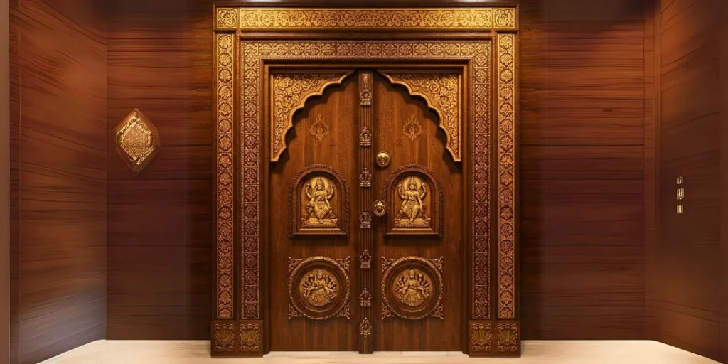 Pooja Room Door Design