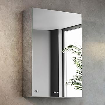Plantex Premium Bathroom Cabinet with Mirror/ 304 Stainless Steel Mirror Cabinet for Wash Basin