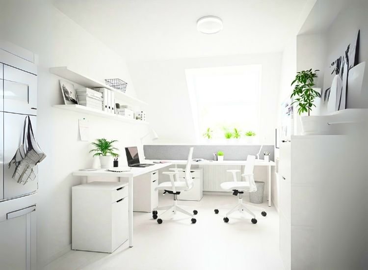17.1. White Ceiling Light 17.1. White Ceiling Light