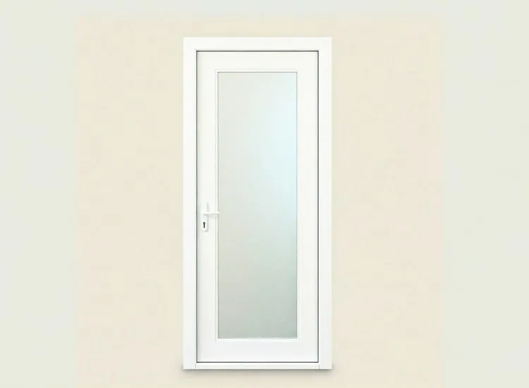 21. PVC Door Durable PVC door design offering an affordable and low-maintenance solution for various house door types and modern designs.