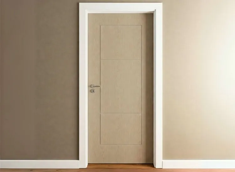 23. Laminate Door Durable laminate door design offering a stylish, low-maintenance solution for various house door types and modern home interiors.