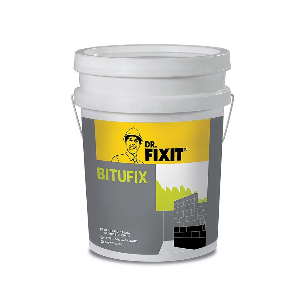 DR. FIXIT BITUFIX, Below Ground Waterproofing - 20 KG, for Damp Proofing course like Footing