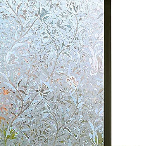 Niviy Window Film Privacy Non-Adhesive Static Cling Window Film Glass