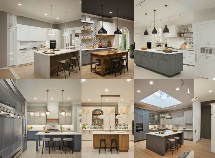 Right Kitchen Style "Modern modular kitchen design showcasing various kitchen design styles to help choose the perfect kitchen design idea."