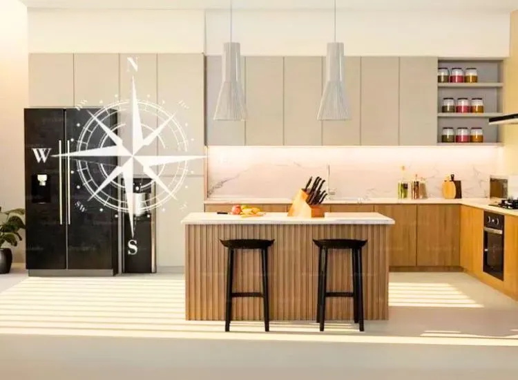 1. How Kitchen Vastu Impacts Your Health Bright modular kitchen designed with vastu tips for modular kitchen to boost health, wealth, and harmony