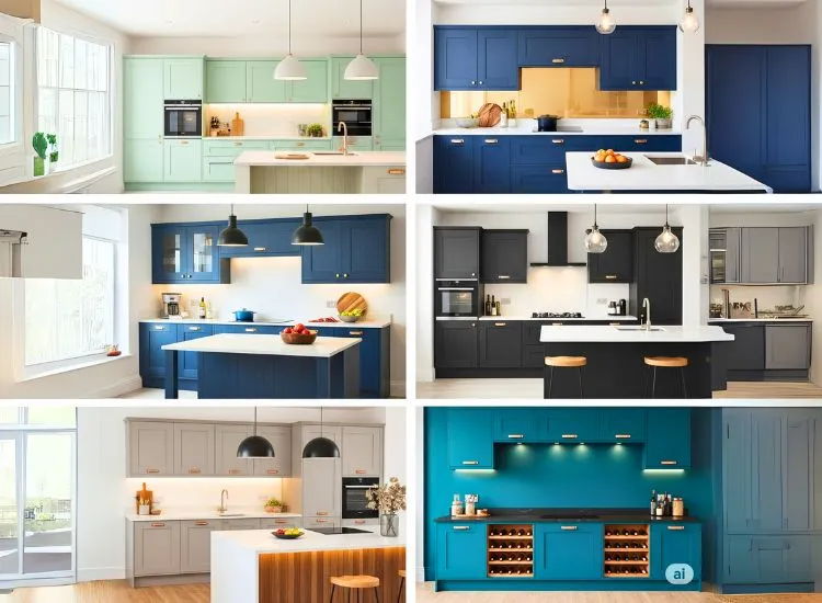 12. Trending Color Palette Trending color palettes for modular kitchen design feature modern hues that brighten and personalize kitchen spaces.