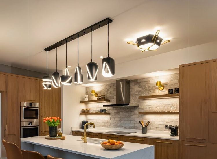 7. Decorative Lighting in kitchen 7. Decorative Lighting in kitchen