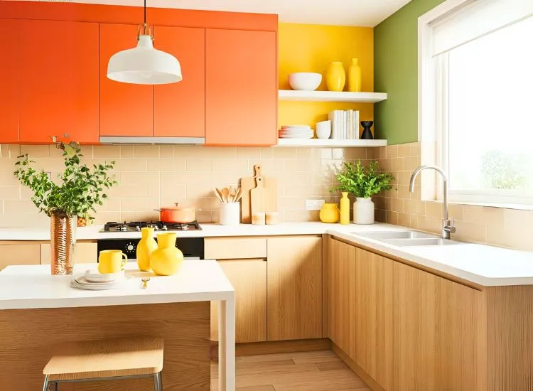 Colour For Kitchen As Per Vastu Color suggestions as per Vastu for modular kitchen design to create harmonious and positive kitchen energy.