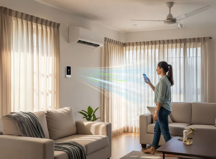 Comfort Using AI Home Designed Thermostat AI in home, AI in the home, AI for home