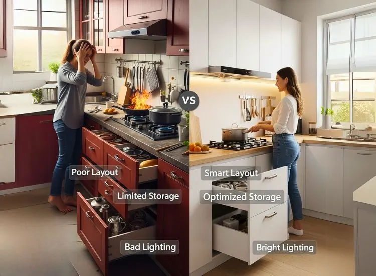 Common Modular Kitchen Design Mistakes Kitchen design mistakes
