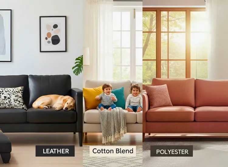 Material Fabric Choices budget sofa set , best budget sofa set , sofa set for living room