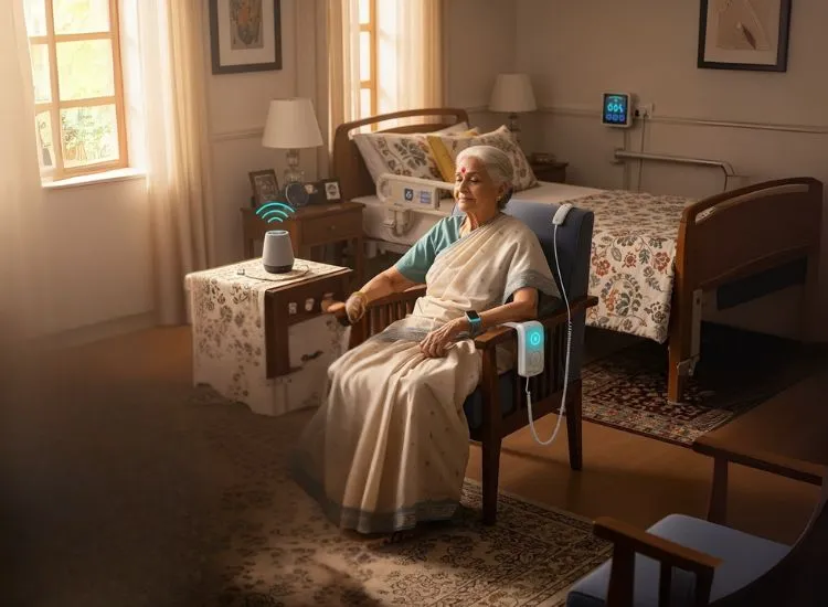 Seniors Safely Using AI Home Designer AI in home, AI in the home, AI for home