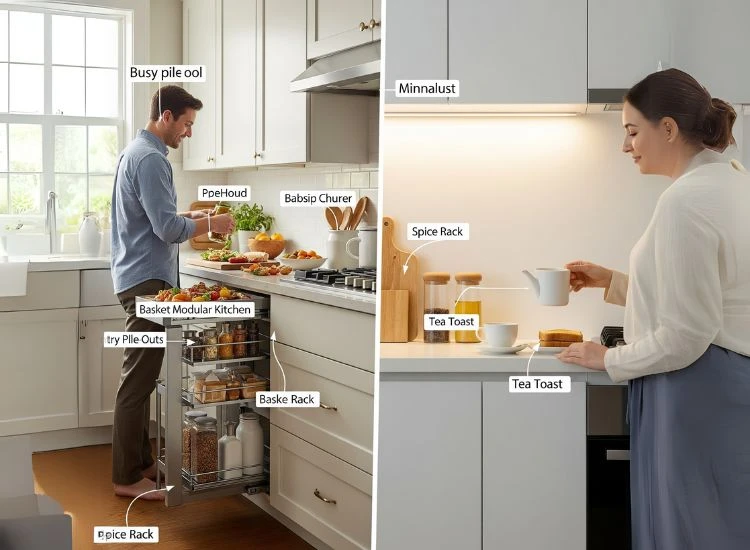 Step 2 Focus On Daily Routine Focus on your daily kitchen routine with smart modular kitchen accessories and handy accessories for modular kitchen.