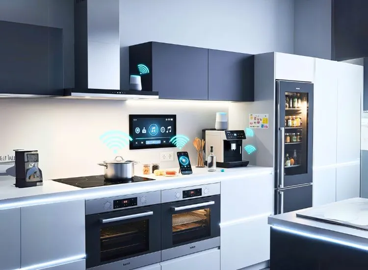 Technology Integration Smart Way to Cook Technology integration in modular kitchen design offers smarter ways to cook with modern appliances and features.