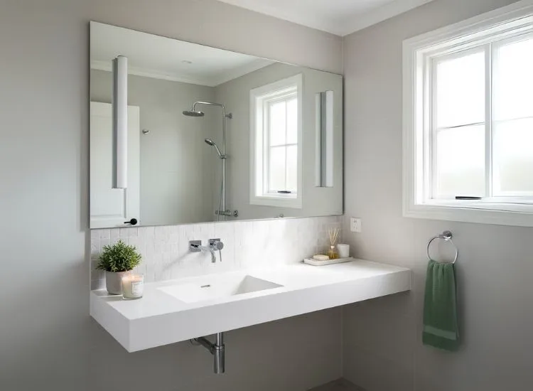 Bathroom Designs Create the Mirror Wall Illusion Bathroom Designs Create the Mirror Wall Illusion