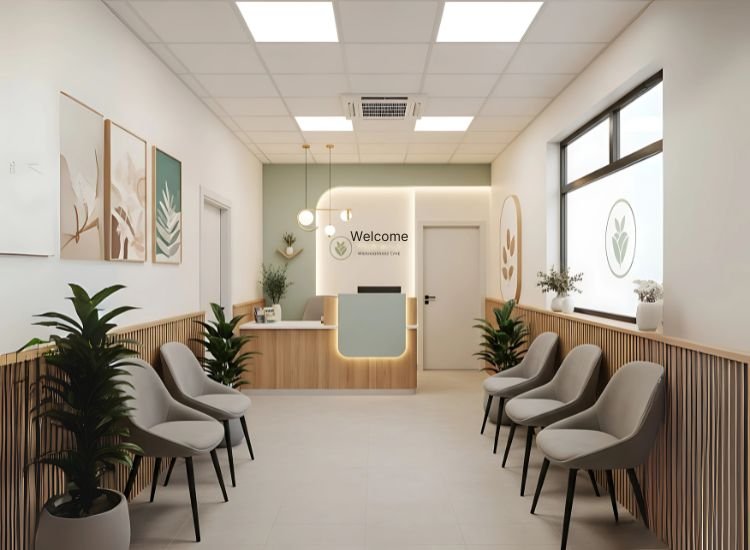 Clinic Interior Designs That Reimagine Reception Clinic interior designs that transform reception and waiting areas into warm, welcoming spaces—creative interior design for clinic comfort and care.