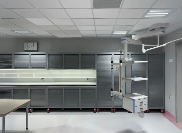 Clinic Interior Designs With Vertical Modular Clinic interior designs featuring vertical modular and multipurpose elements—space-saving clinic design ideas for modern healthcare environments.