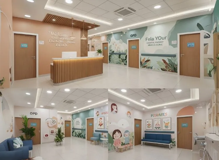 Medical Clinic Design Ideas That Use Art Medical clinic design ideas using art, typography, and murals to tell subtle stories—creative clinic interior designs that connect visually with patients.
