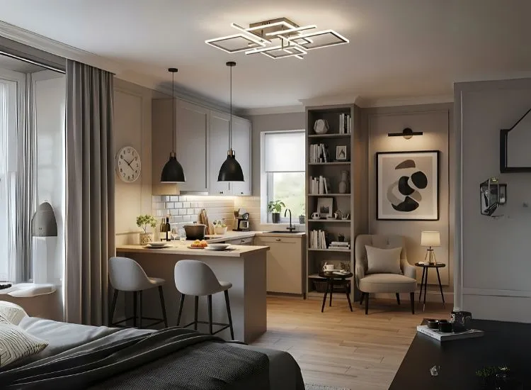 Studio Apartment Decorating Ideas Using Ambient Studio apartment decorating ideas using ambient, task, and accent lighting — layered studio apartment interior ideas for mood and functionality.