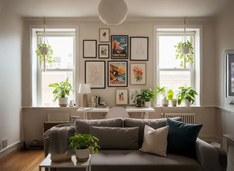 Studio Apartment Interior Design For Gallery Walls Studio Apartment Interior Design For Gallery Walls
