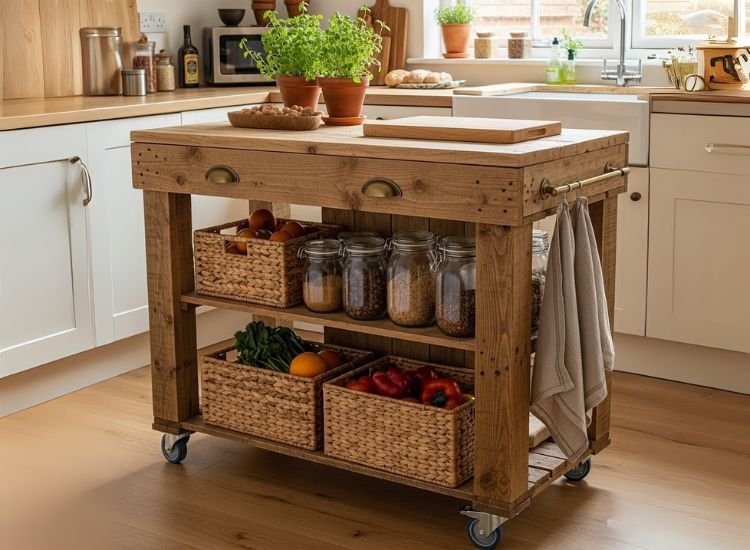 Idea 18 Pallet Wood DIY Island Idea 18 Pallet Wood DIY Island